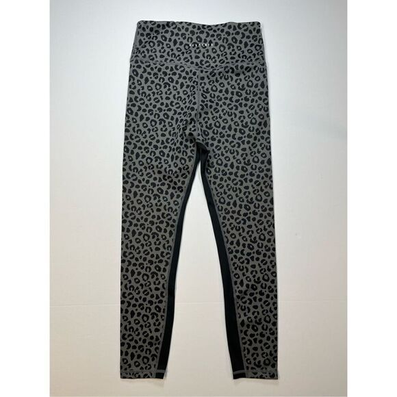 Anthropologie Allfenix Charcoal Jagger 7/8 Legging Grey Animal Print Size Medium - Picture 9 of 10
